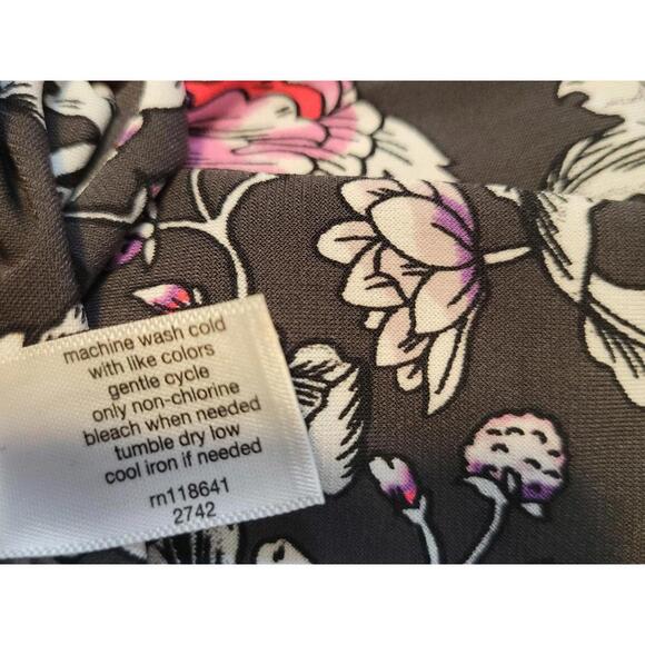 Lane Bryant Classic Split-Neck Floral Peasant Tunic Plus 34/36 - Picture 8 of 8